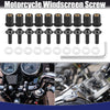 M5 Motorcycle Windscreen Screws Fairing Mounting Nuts 10 x