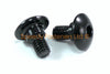 2x Black Aluminium Fairing Bolt m6 x 12mm +4mm Shoulder Step Motorcycle Screw