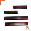 Ford Everest 4x Black Door Step Protectors Sill Scuff Plates (15-22)