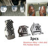 Car 3 x Foot Pedal Pad Covers