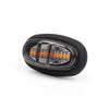 Ford F-150 Raptor Style 3 x Amber Smoked LED Front Grille Lamps