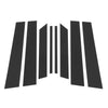 Kia Stonic (2018-2022) Black 8 Pcs Door Pillar Window Trim