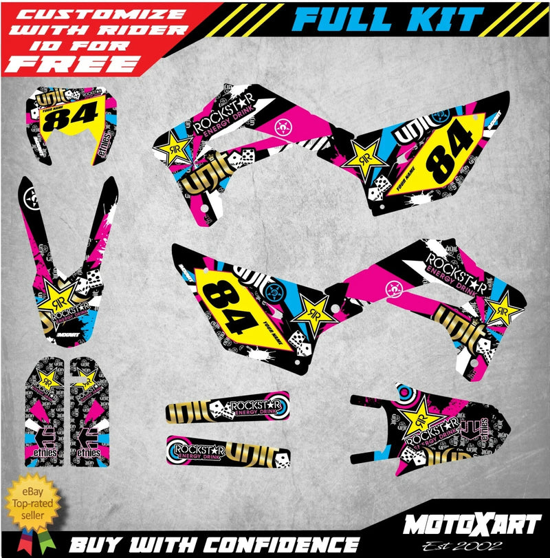 Sherco Enduro Custom Graphic Kit RUSH STYLE Decal Stickers (2017-2020)