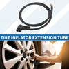 Car Motorcycle Inflator Extension Tube 51.18in M8x0.8 0.305in x32TPI