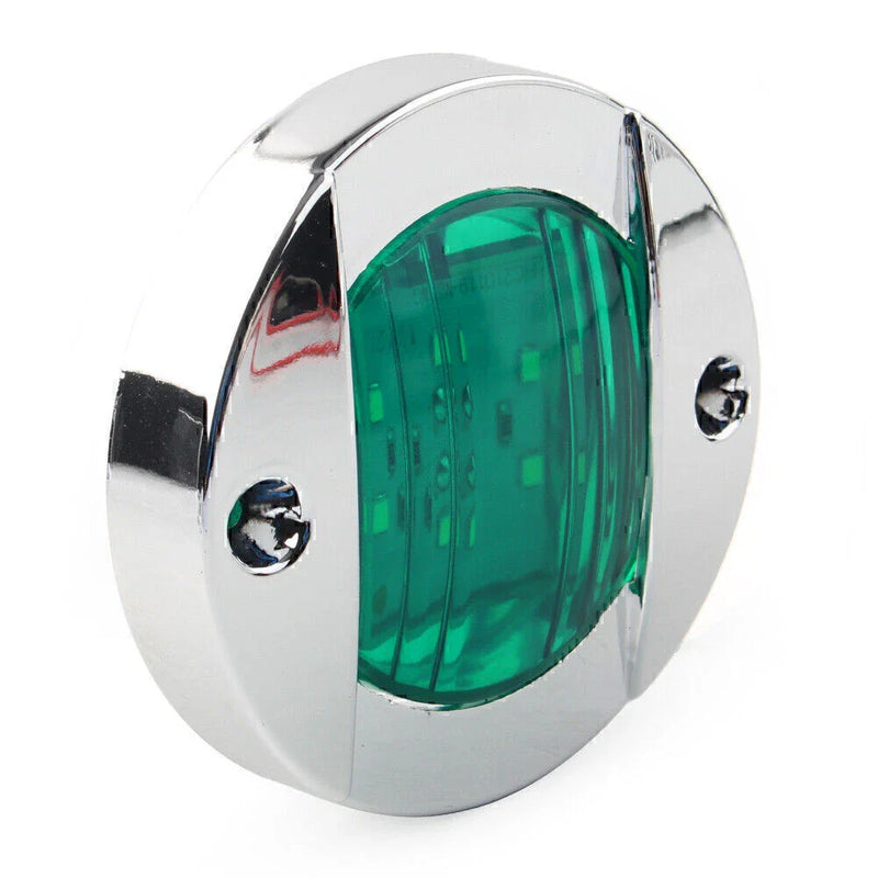 Truck Trailer RV Boat 24V LED Side Marker Lights  Green