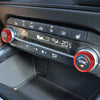 Ford 4WD 7 Pcs Red AC Headlight Radio Switch Knob Covers