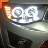 Mitsubishi Triton MN ML Ute Black Projector Headlight Lamp (2005-2014)