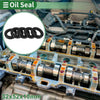 Oil Seal 32x52x10mm 5 Pcs Rotary Shaft Seal NBR Rubber Black