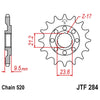 Honda TRX450R & TRX450ER Sportrax 14-Tooth Front Sprocket
