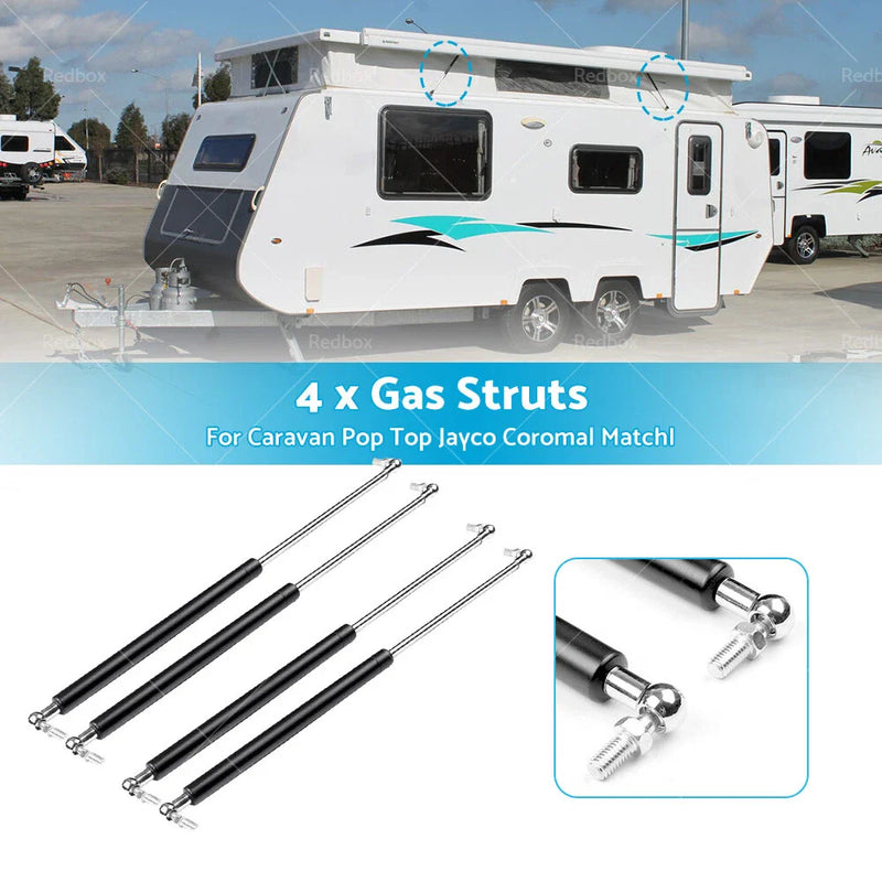 Jayco Coromal Caravan Pop Top 4 x Gas Struts 825mm 330N
