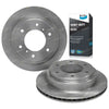 Mitsubishi Pajero NM NP NS 2x Rear Brake Rotors & Pads (2000-2008)