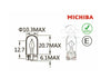 MICHIBA Interior Rego Light Park Lamp x10 T10 W5W Halogen Globe 12V 5W