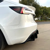 Tesla Model 3 Rear Bumper Diffuser Lip Trim Kit (2023-2024)