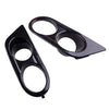 BMW E46 M3 2 x Fog Light Covers Carbon Fiber Style (2001-2006)