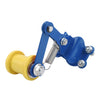 ATV Dirt Bike Blue & Yellow Universal Bolt-On Chain Tensioner Roller Adjuster