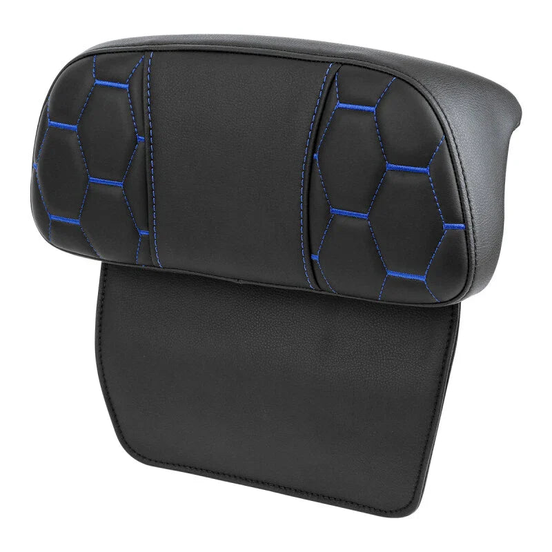 Harley Street Glide (2014-2023) Blue Stitch Driver Passenger Seat Backrest