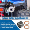 Yamaha Rhino 660 YXR660F 4X4 Set Exhaust Pipe Muffler Silencer Gasket