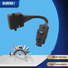Trailer Caravan 12 Pin Male to 7 Pin Flat Female Socket Adaptor (N/A)