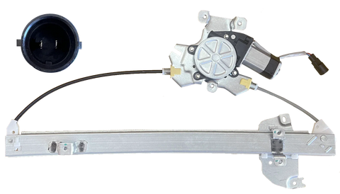 Nissan Navara D40 Rear Right Window Regulator W/ Motor 2 Pins (2005–2015)