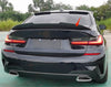 BMW 3 Series G20 G80 M3 Sedan 2019-2024 Glossy Black Rear Spoiler Wing