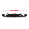 Infiniti Q60 (2017-2022) Gloss Black W / Light Rear Bumper Diffuser Lip