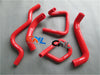 Ford Falcon BA BF XR6 RED Silicone Radiator Hose Kit (2002-2008)