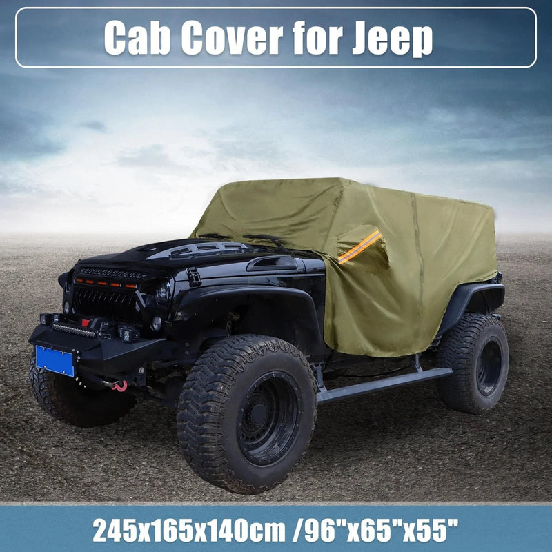 Jeep Wrangler JK JL Hardtop 2 x Door (2007-2021) - Green Car Cover