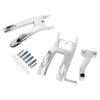Harley Softail Deluxe Chrome Rider Floorboard Footboards Bracket (2018-25)