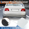 BMW 525i 528i 530i 540i White Rear Tow Hook Cover