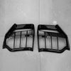 Corvette C8 Z51 Stingray Glossy Black Rear Bumper Fin Diffuser (2020-2025)