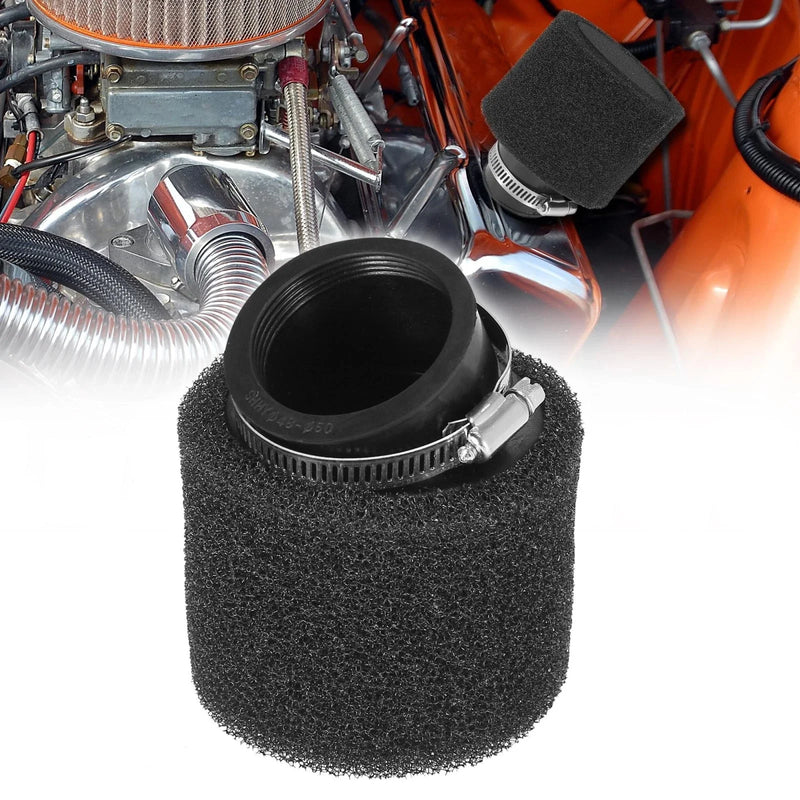 150cc Engine Black 48mm Bent Air Filter Cleaner