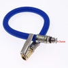 General Tires Auto Pumps Flexible Air Inflator Hose with Pressure Gauge