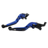 Yamaha YZF R1 CNC Blue Extendable Brake Clutch Levers (2009-2014)