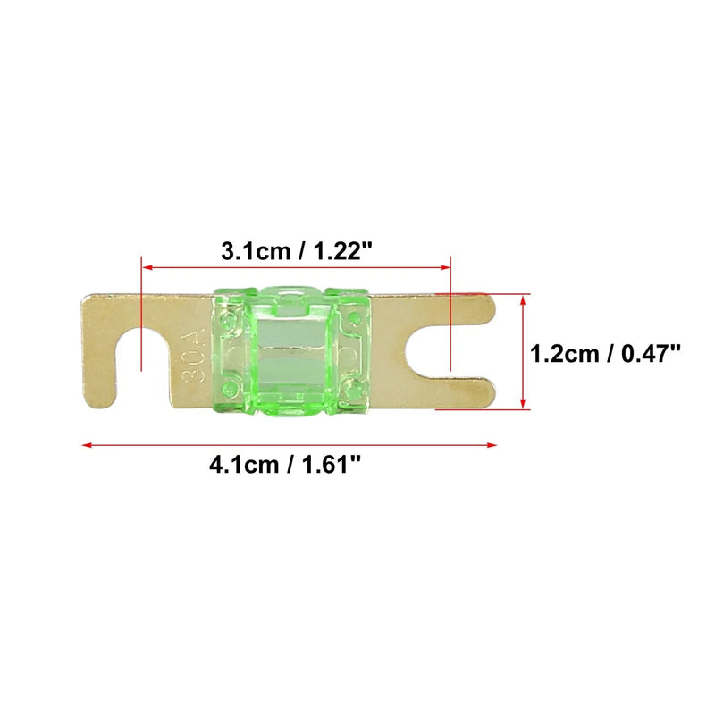 Car Truck Motorcycle Boat Audio 5 x 30A AFS Mini ANL Fuses