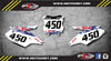 Kawasaki KXF 450 AUSSIE PRIDE STYLE Custom Number Plate Decals (2016-2018)