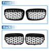 BMW 1 Series Half Chrome Silver Tone Front Upper Bumper Grille Grill