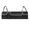 Car Seat Back Black Multi-Pocket Cargo Net Organizer (Fits Most Vehicles)