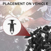Ford Escape 2008-2012, Explorer 2002-2010 120pcs Front Fender Skirt Clips