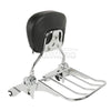 Harley Touring Street Glide Backrest Sissy Bar Luggage Rack (2009-2025)