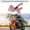 1 x Light Pink Double-Fork Metal Motorcycle Hanging Hook