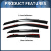 Toyota Corolla Window Deflectors 1 Set (2009)