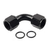 90 Degree 10AN Female to Female Swivel Coupler Fitting Adapter Connector