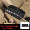 Toyota Corolla Black Wood Console Armrest Cover Trim Cap (2003–2006)