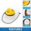 GMC Sierra 1500 Black White Yellow Gas/Fuel Filler Cap
