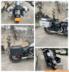 Harley Softail FXBB FXBBS Aluminum Saddlebags Luggage w/Brackets (2018-2023)