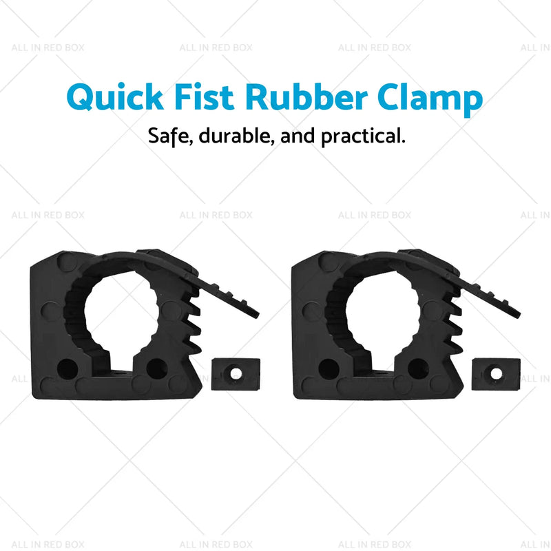 Car Shovel Axe Retainer Holder 25-45mm Rubber Clamps