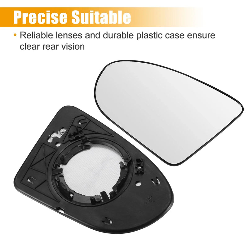 Nissan Qashqai Heated Left Side Rearview Mirror Glass (2007-2013)