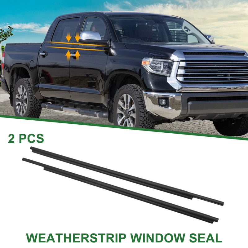 Toyota PVC 2 x Front Left & Right Weatherstrip Window Seal
