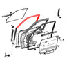 Toyota Land Cruiser Wagon BJ61 FJ60 HJ60 1980-1990 Front Door Glass Run Channel Set