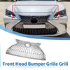 Lexus ES350 (2019-2021) Chrome Silver Tone Front Hood Bumper Grille